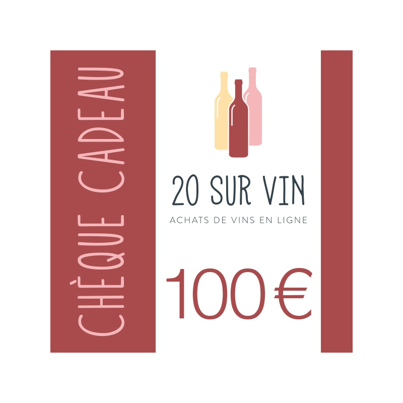 Chèque cadeau 100 EUR