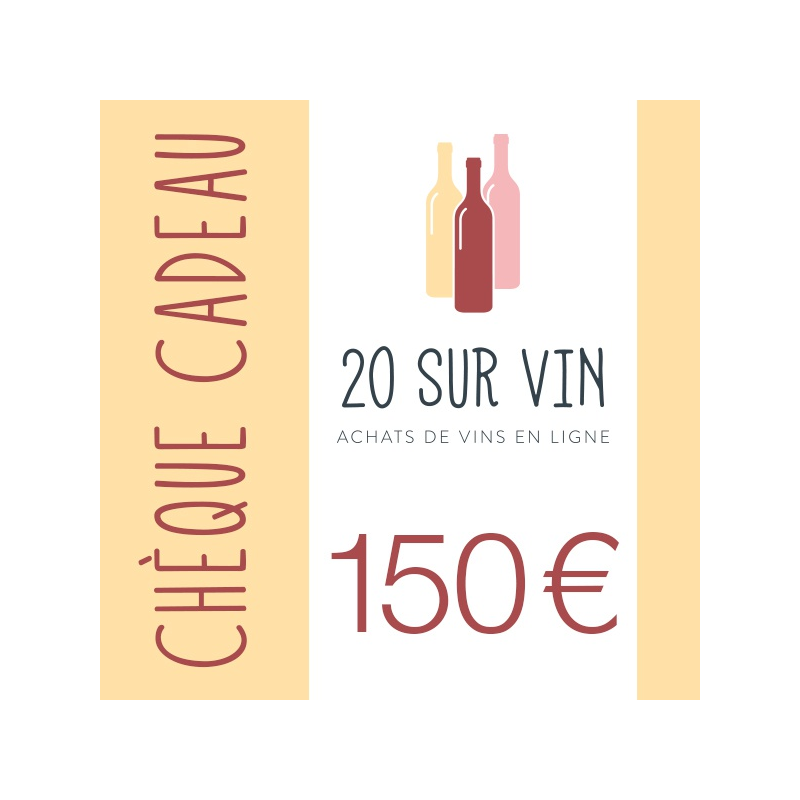 Chèque cadeau 150 EUR