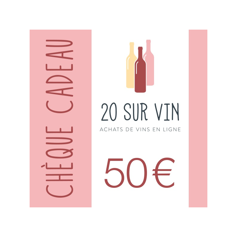 Chèque cadeau 50 EUR