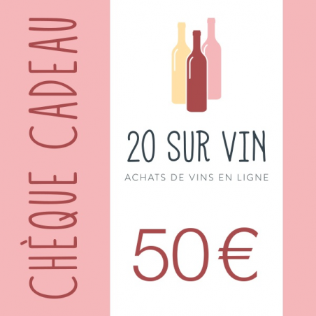 Chèque cadeau 50 EUR